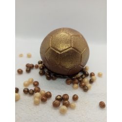   Arany Futball Csokoládélabda – Callebaut Tejcsokoládé, Dubai Töltelékkel